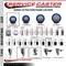 Service Caster 3'' Blue Poly Wheel Swivel 1-5/8'' Expanding Stem Caster Set 2 Brakes, 4PK SCC-EX20S314-PPUB-BLUE-2-TLB-2-158 - alternate 3